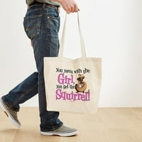 Cafepress - vjeverica djevojka nered sa djevojkom torba - prirodna platna torba, torba za trbuhu