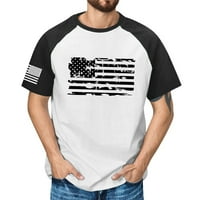 Muške majice Dan nezavisnosti Mala štampana boja Kontrast Proljeće Ljetni sports prozračan znoj koji