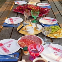 Švedska - rakovi s kosijom jedu na tradicionalnim švedskim zabavama rakova. Print plakata