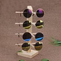 Drvene četvoroslojne sunčane naočale prikazuju naočale Organizator naočala Držač stalak za stalak