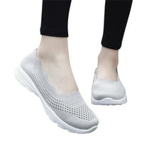 KPOPLK tenisice za ženske cipele hodanje cipele za trčanje Neklizajuće modne tenisice sive, 6.5