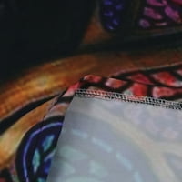 DRŽAVANJE DRŽAVNOG DRŽAVE HOPE FASHION AFRICAN VINTAGE PRINT Srednji rukav V izrez Ležerne mini haljine