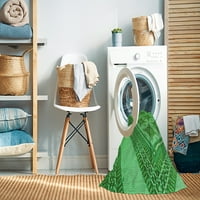 Ahgly Kompanija mašina za pranje u zatvorenom kvadratu Transicijske zelene zelene površine, 4 'kvadrat