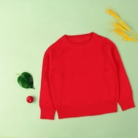 Toddler vrhovi Ljetne djevojke majica kratkih rukava casual tisce crvena 90