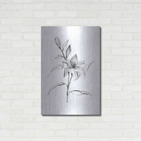 Luxe Metal Art 'Wash Tiger Lily' by Chris Paschke, metalna zida Art, 24 x36