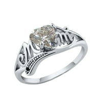 Fledorashia prstenovi za Dan žena Mather's Day Mother's Day Ridal Zircon Diamond Elegant Angagement