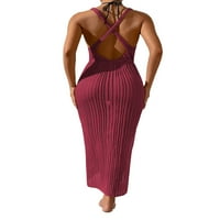 Colisha Dame prikrivaju kupus bez rukava na plaži bez kupaćih kupaćih kostima bez bazena V izrez bikini