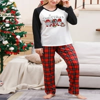 Huakaishijie božićne pidžame za obiteljski božićni PJS podudaranje setova za odrasle djeca za odmor