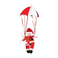 Wiueurtly Winter Garland sa tajmerom Božićna ukrasna oprema Snowman Santa Clau Christmas Santa Clau