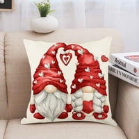 Jastuk za Valentinovo pokriva godišnjicu venčanja Jastuk navlake navlake slovo srce gnome automobilska