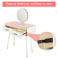 Toaletni stol, šminke sa ogledalom, ladice za pohranu stilski domaća spavaća soba