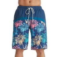 Baycosin Plaže kratke hlače za muškarce Brzo sušenje labavi surfanje prugasti uzorak ležerni kupaći