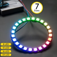 5V pojedinačni adresarski RGB LED prsten za Arduino W 812
