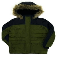 Dječakov zimski zatvoreni kaput topla FAU Fur sa kapuljačom zimska jakna za malo dijete veliko dijete