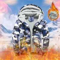 Državna jakna Muška jakna muško zimsko plišanje zgušnjavanje plus veličina topla kardigan boja podudaranje