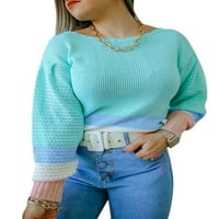 Enwejyy casual džemper u boji blok Klasični džemper kinta
