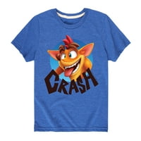 Crash Bandicoot - blesav pad - grafička majica kratkih rukava za mlade i mlade