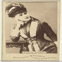 Alice Lody, od glumaca i glumica serije za Virginia Brights Cigaretes Poster Print