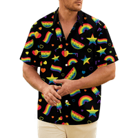 Majica za odrasle LGBT Rainbow Ličnost Praktična atraktivna ljetna majica za odrasle za sport i putovanja