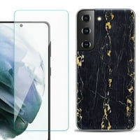 Slim-Fit TPU modna futrola za telefon za Samsung Galaxy S 5G, sa zaštitnim zaslonom od kaljenog stakla