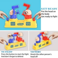 Lovehome Mini baby igračke dječje lutke dvostruko pk igara roditelj-dijete interaktivni čekić skrivajući