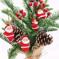 GOPERLLE božićni ukrasi božićni ukrasi za božićne stablo crveno pljeskanje starih ljudi privjesak