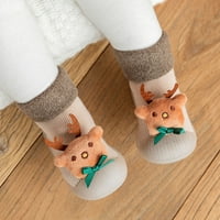 Shldybc cipele za hodanje, božićne plišane cipele za bebe 0- godine stare čarape za bebe cipele Muškarci