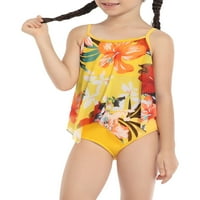 Meihuida žene plivaju bikini odijelo bez rukava bez ramena plivanja cvjetni prsluk prsluk kupaći koš