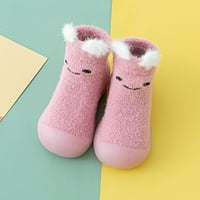 TODDLER prve šetačke čarape cipele za dječake Djevojke životinjski crtani podni predrašuju bez klizanja