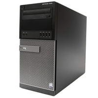 Dell Optiple Tower Computer PC, 3. GHZ Intel Core i3, 4GB DDR RAM, 2TB SATA tvrdi disk, Windows Professional