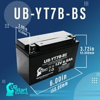UPSTART Zamjena baterije za Yamaha YFZ 450cc Factory aktiviran, bez održavanja, ATV baterija - 12V,