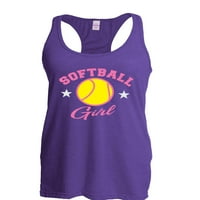 Ženski trkački rezervoar za trčanje - Softball Girl