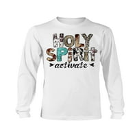 Sveti Duh aktivira majicu dugih rukava, zapadnu majicu, vjerska majica