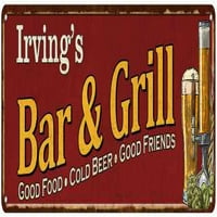 Irvingov bar i roštilj Crveni poklon Man Pećinski dekor Sign 206180054298