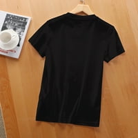 Slatka pčela vintage ženska majica za zabavu i poklone crne
