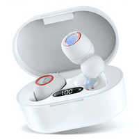 U bežičnim ušima Bluetooth 5. Sportske slušalice Premium zvuk Kvalitetni punjenje Kućište Digitalni LED zaslon Slušalice ugrađene mikrofone za Samsung Galaxy a