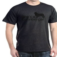 Cafepress - ona je majica Leonberger - pamučna majica