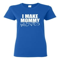 Napravite mamu Momce Moves Song Parody Humor Women Grafička majica, Drveni ugljen, 2xl