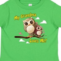 Inktastic moja baka voli me owl poklon toddler majica ili majica mališana