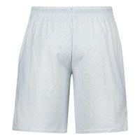Ljeto TOUGH momak Ljeto Novo Muška labava Print Capris Omladinska modna casual plaža ravno hlače za noge bijeli xxl