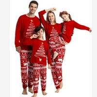 Božićni podudarni porodični božićni pidžami setovi