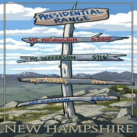Predsjednički asortiman, New Hampshire, Odredišta Znak