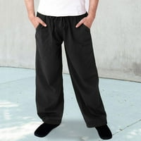 Amidoa Muška ljetna modna maramica elastične čvrste boje labave pantalone labave pantalone