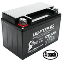 UPSTART Zamjena baterije za tvornički sym HD 200CC aktiviran, bez održavanja, baterija skutera - 12V,