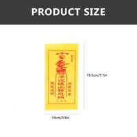 Kineski saten amuet tkanina Tradicionalni amuet Prop Decor Home Amuet za sigurnost Žuto
