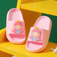 Ealeyy Little Girl Slide Sandale Open TOE Mekane jedine djevojke za djevojke s toddlerom Sandale ružičaste 34