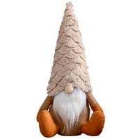 Božićni plišani gnomi, gnome ukrasi, ručno rađena patuljasta figurica, odmor ELF Naslovna ukrasa, gnome