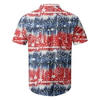 Ljetni trendi čišćenje muške majice Muške havajske košulje Nezavisno vrijeme Zabava Šareni kratki rukav