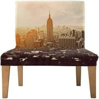Zalazak sunca u Manhattanu New York Stretch stolica Prekrivač zaštitnika Slipcover za trpezariju Hotel