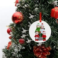 Miayilima božićni ukrasi Početna Božićna personalizirana ukrasi Odmorsko dekoracija visi